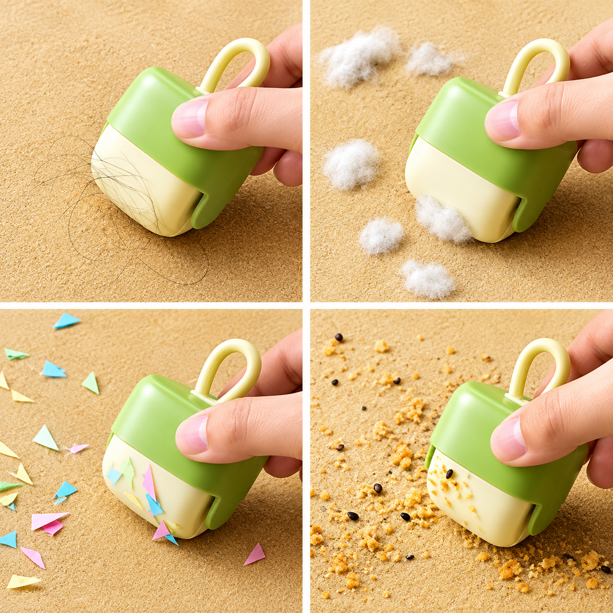 Mini Lint Roller Washable Mini Square Lint Rollers for Dust Clothes Pet Hair